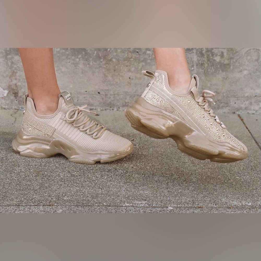 Steve Madden rhinestone tennis shoes